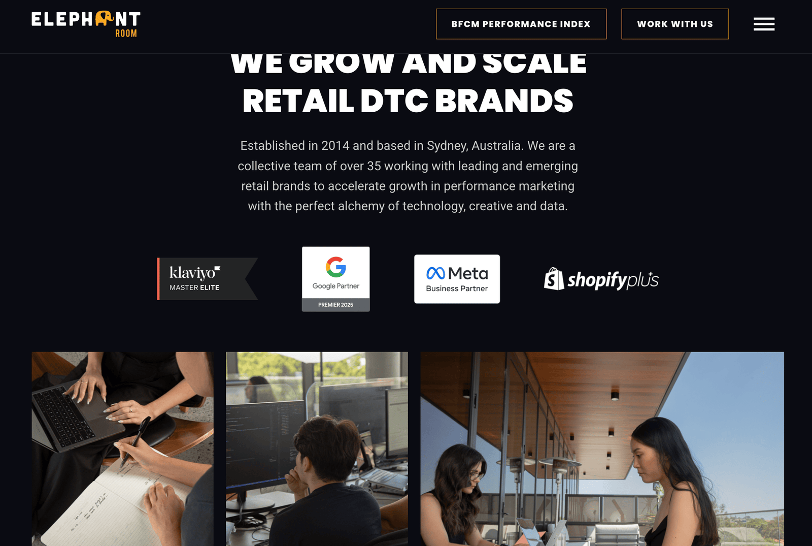 Elephant Room – Retail & DTC Ecommerce Performance Specialists