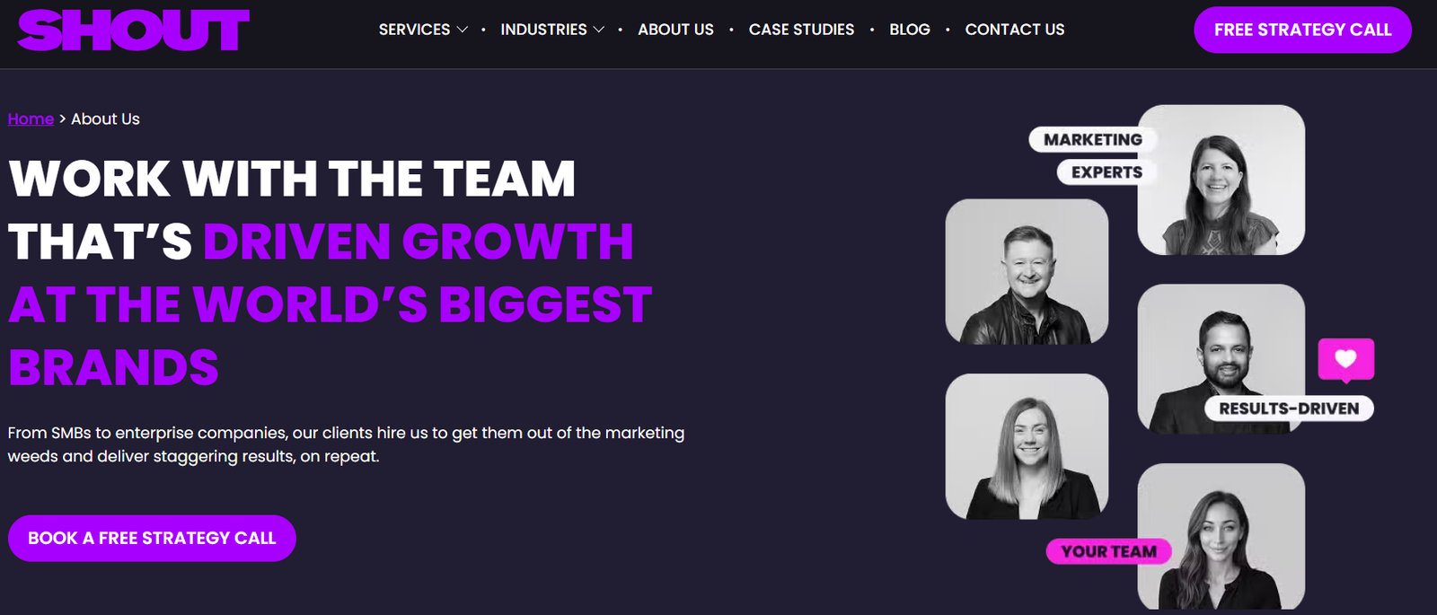 Shout digital marketing