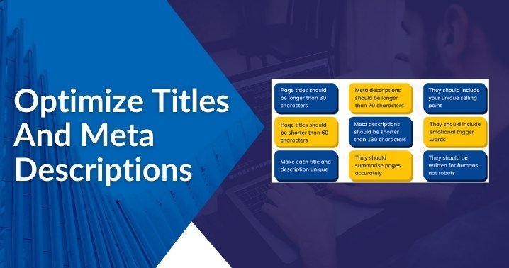 Optimize Titles And Meta Descriptions
