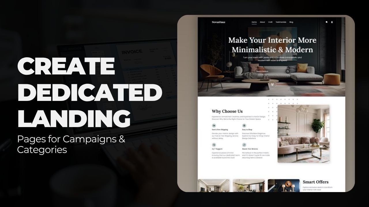 Landing Pages for Campaigns & Categories