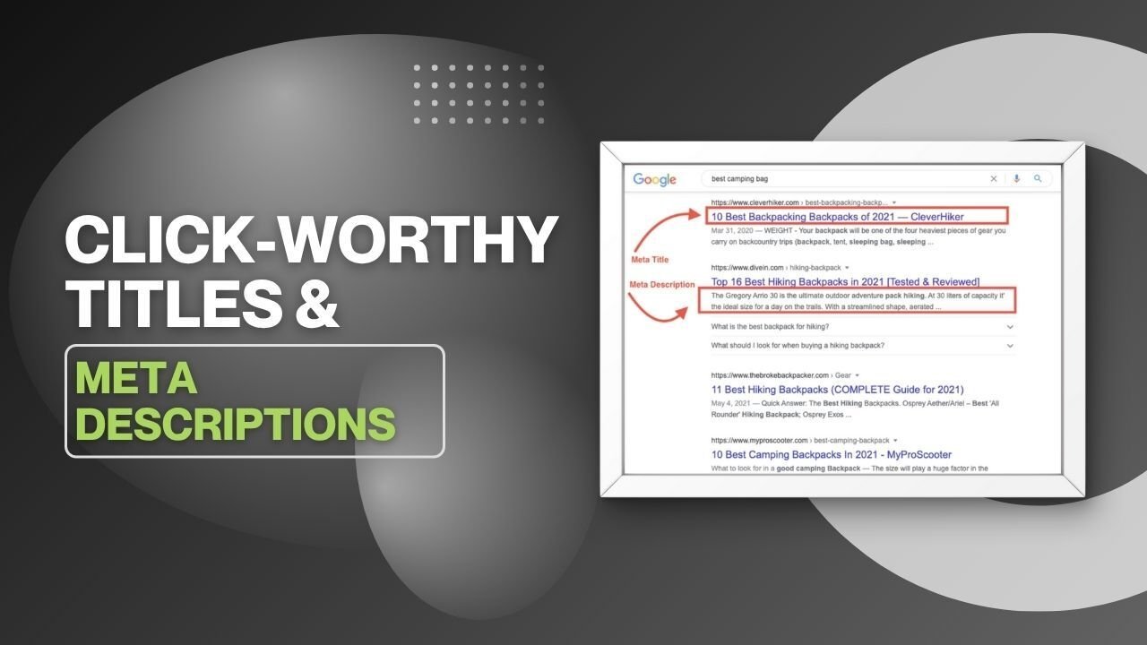 Click-Worthy Titles & Meta Descriptions