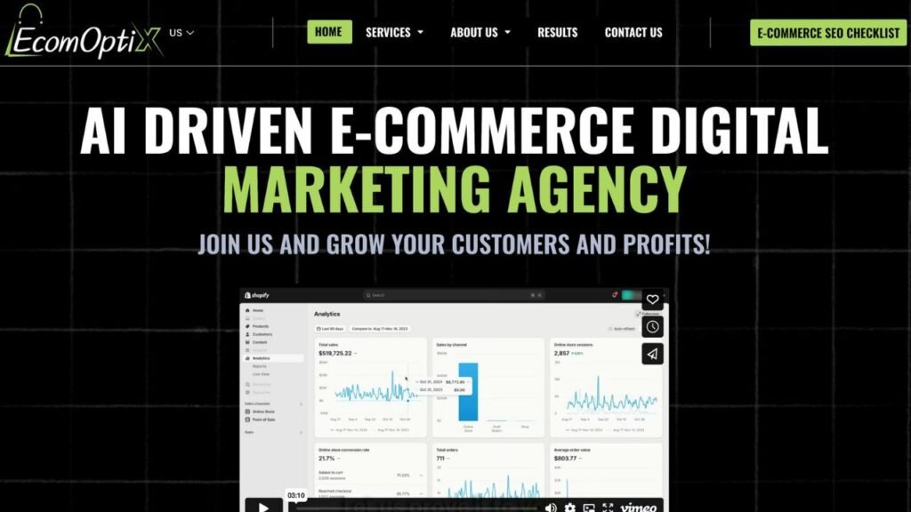 Ecomoptix - The Ultimate Data-Driven Partner for Your eCommerce Growth