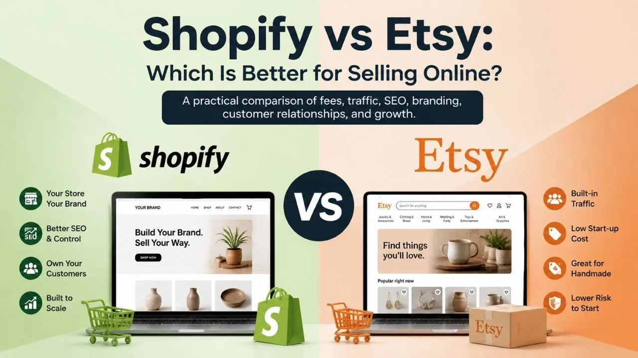 Shopify vs Etsy: Which Is Better for Selling Online?