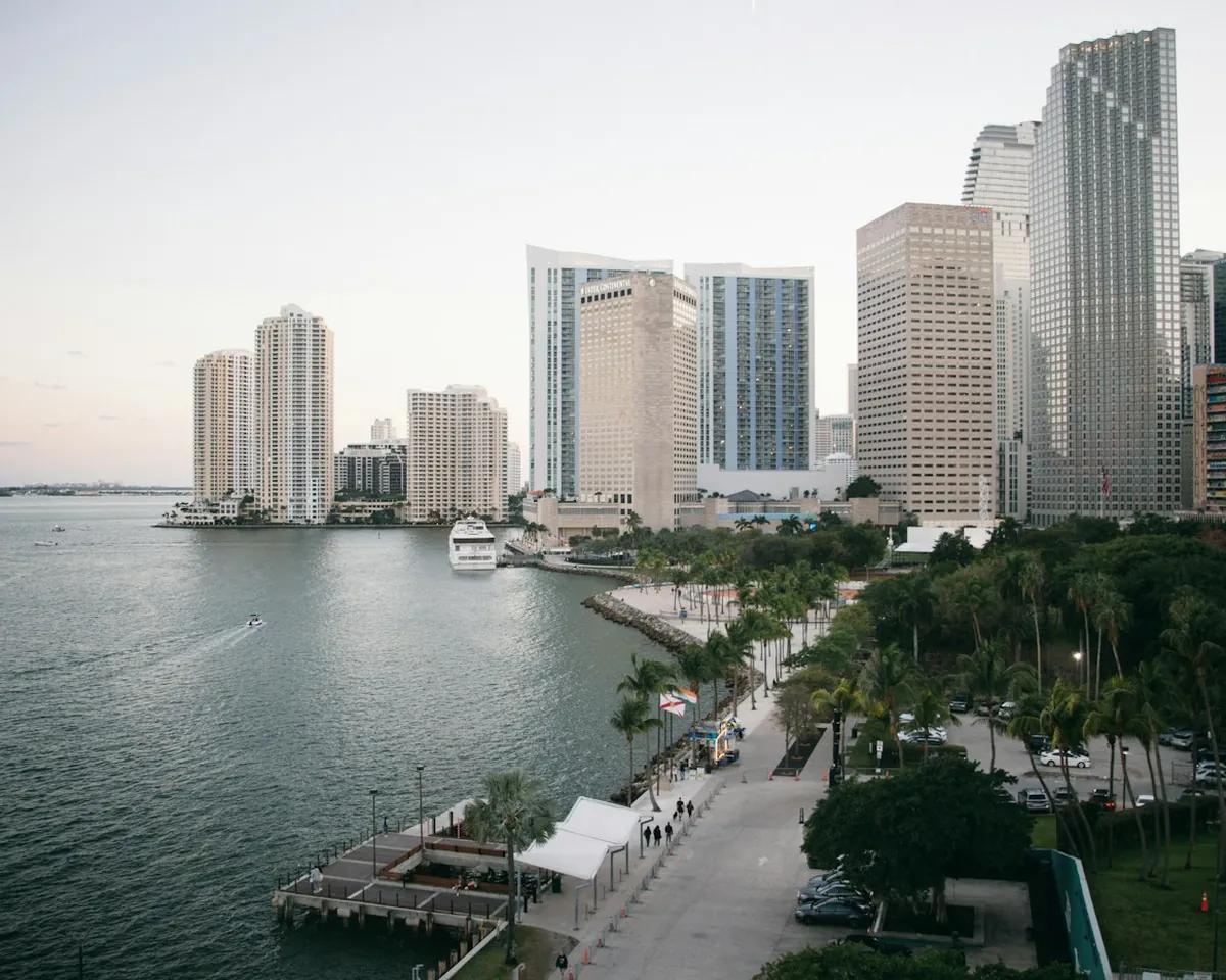 Miami waterfront, Florida