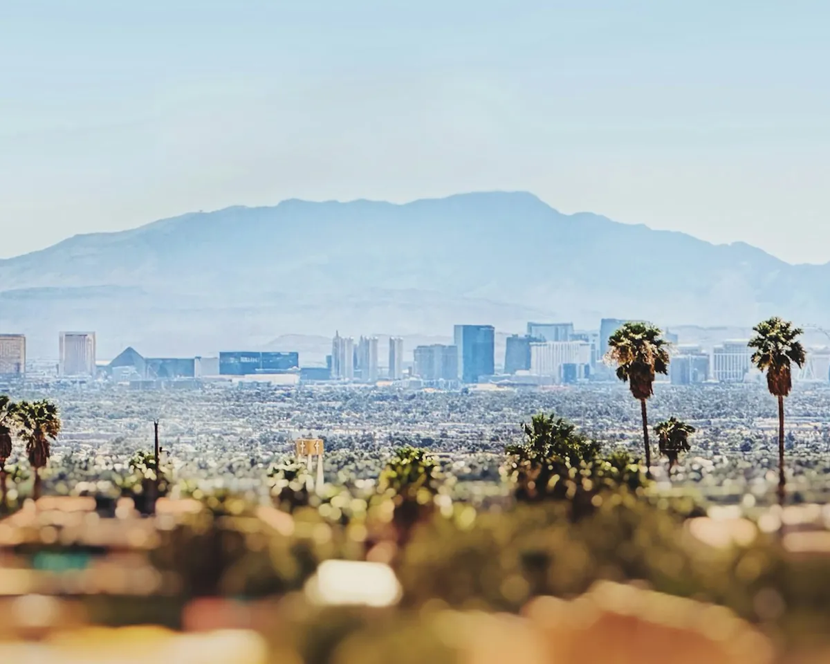 Las Vegas skyline, Nevada